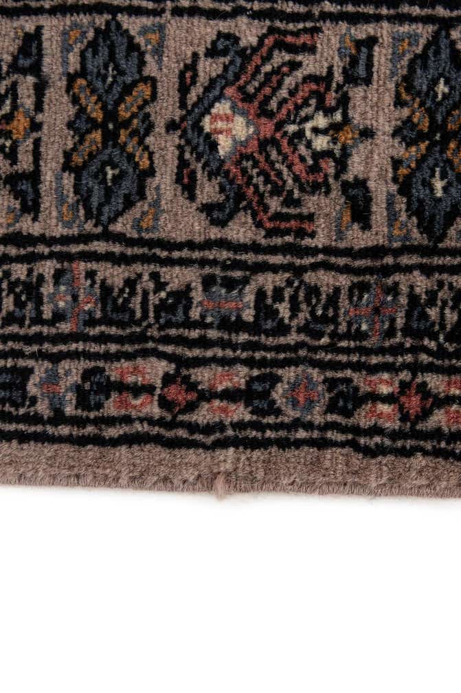4' 1 x 6' 1 Hand Knotted Bokhara Oriental Wool Rug