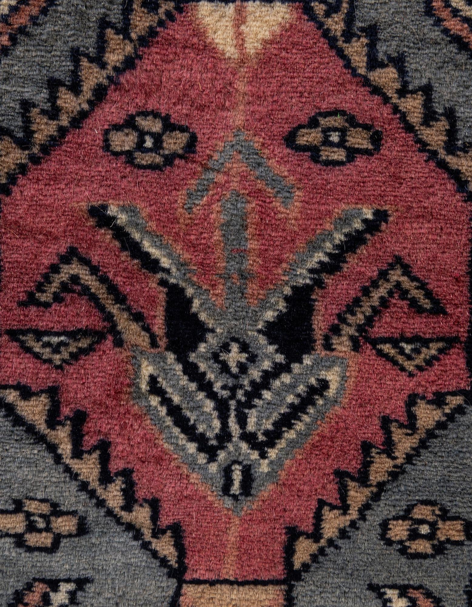 4' 3 x 5' 11 Hand Knotted Bokhara Oriental Wool Rug