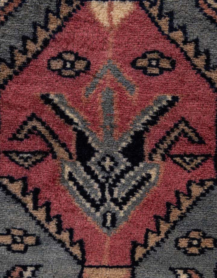 4' 3 x 5' 11 Hand Knotted Bokhara Oriental Wool Rug