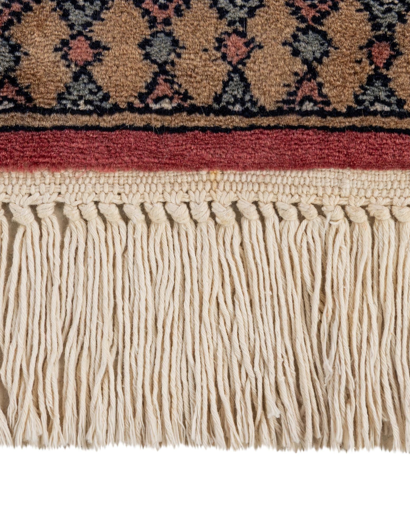 4' 3 x 5' 11 Hand Knotted Bokhara Oriental Wool Rug