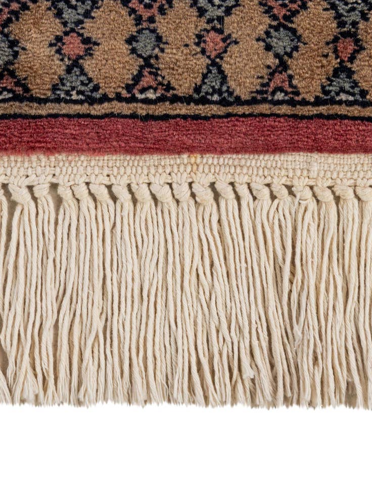 Detail image of 4' 3 x 5' 11  Hand Knotted Bokhara Oriental Wool Rug