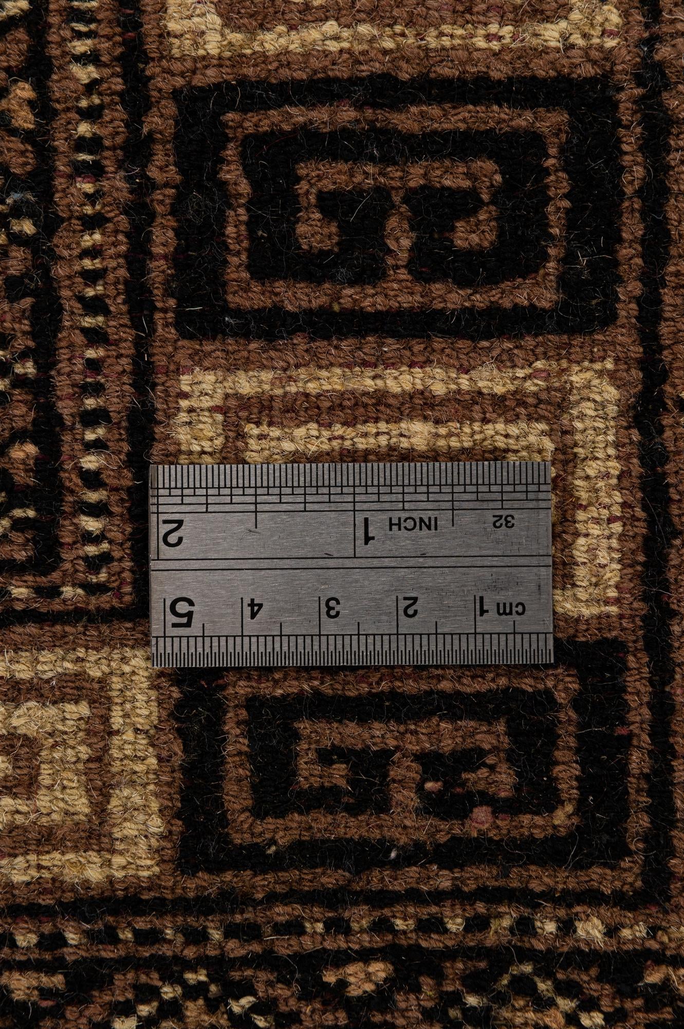 4' 3 x 5' 11 Hand Knotted Bokhara Oriental Wool Rug