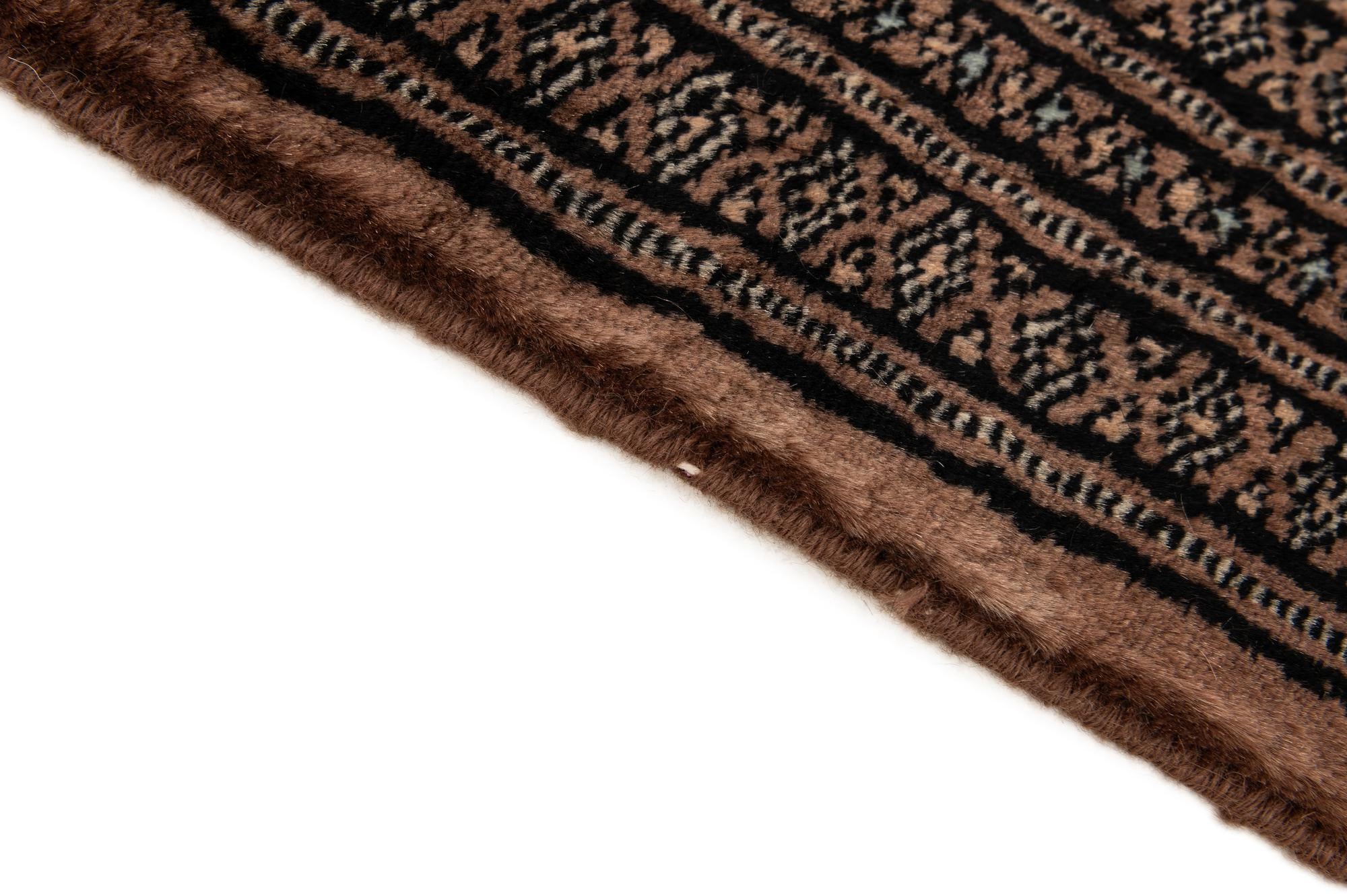 4' 3 x 5' 11 Hand Knotted Bokhara Oriental Wool Rug