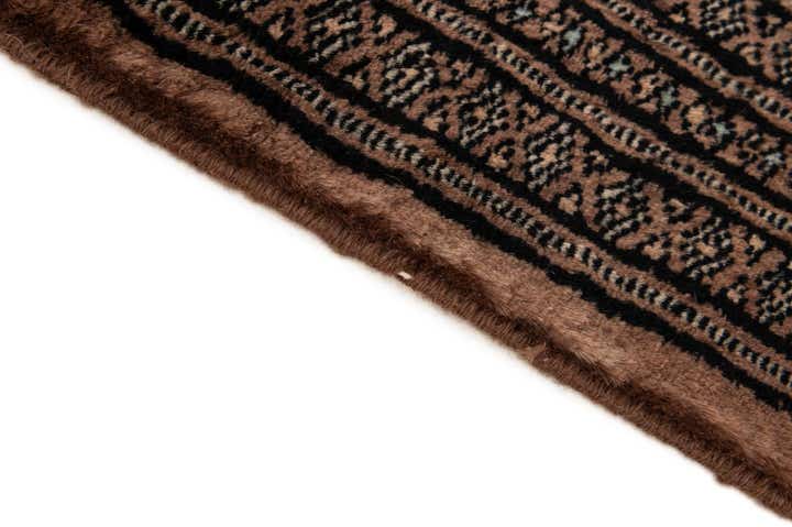 4' 3 x 5' 11 Hand Knotted Bokhara Oriental Wool Rug