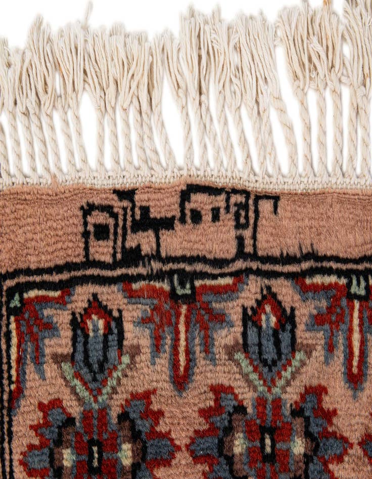 Detail image of 3' 2 x 5' 2  Hand Knotted Bokhara Oriental Wool Rug