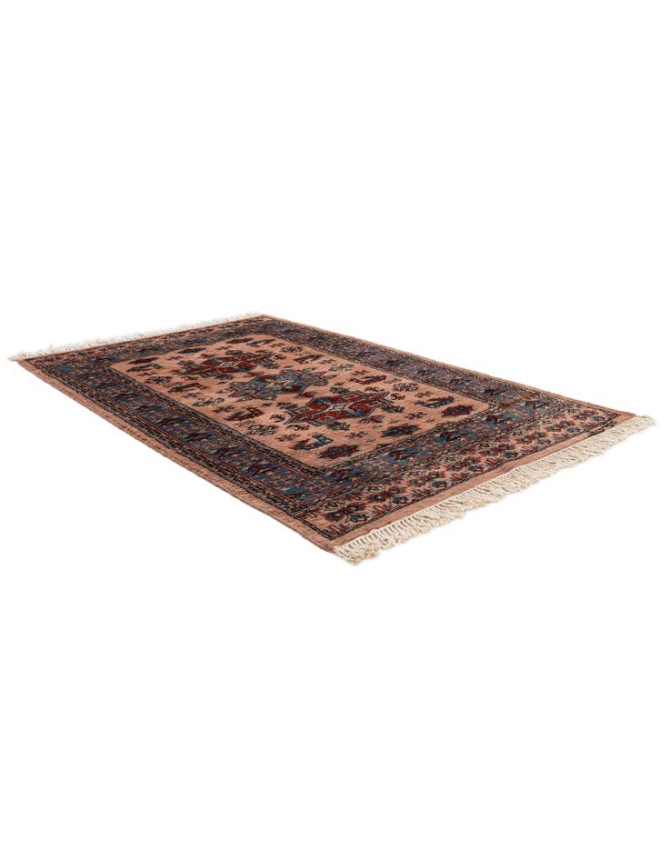 Detail image of 3' 2 x 5' 2 Hand Knotted Bokhara Oriental Wool Rug
