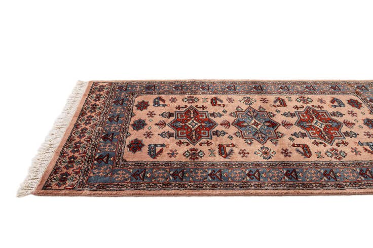 Detail image of 3' 2 x 5' 2 Hand Knotted Bokhara Oriental Wool Rug