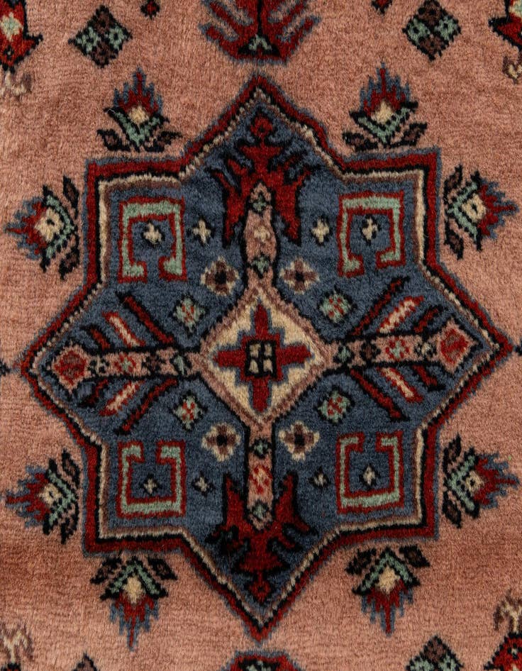 Detail image of 3' 2 x 5' 2  Hand Knotted Bokhara Oriental Wool Rug