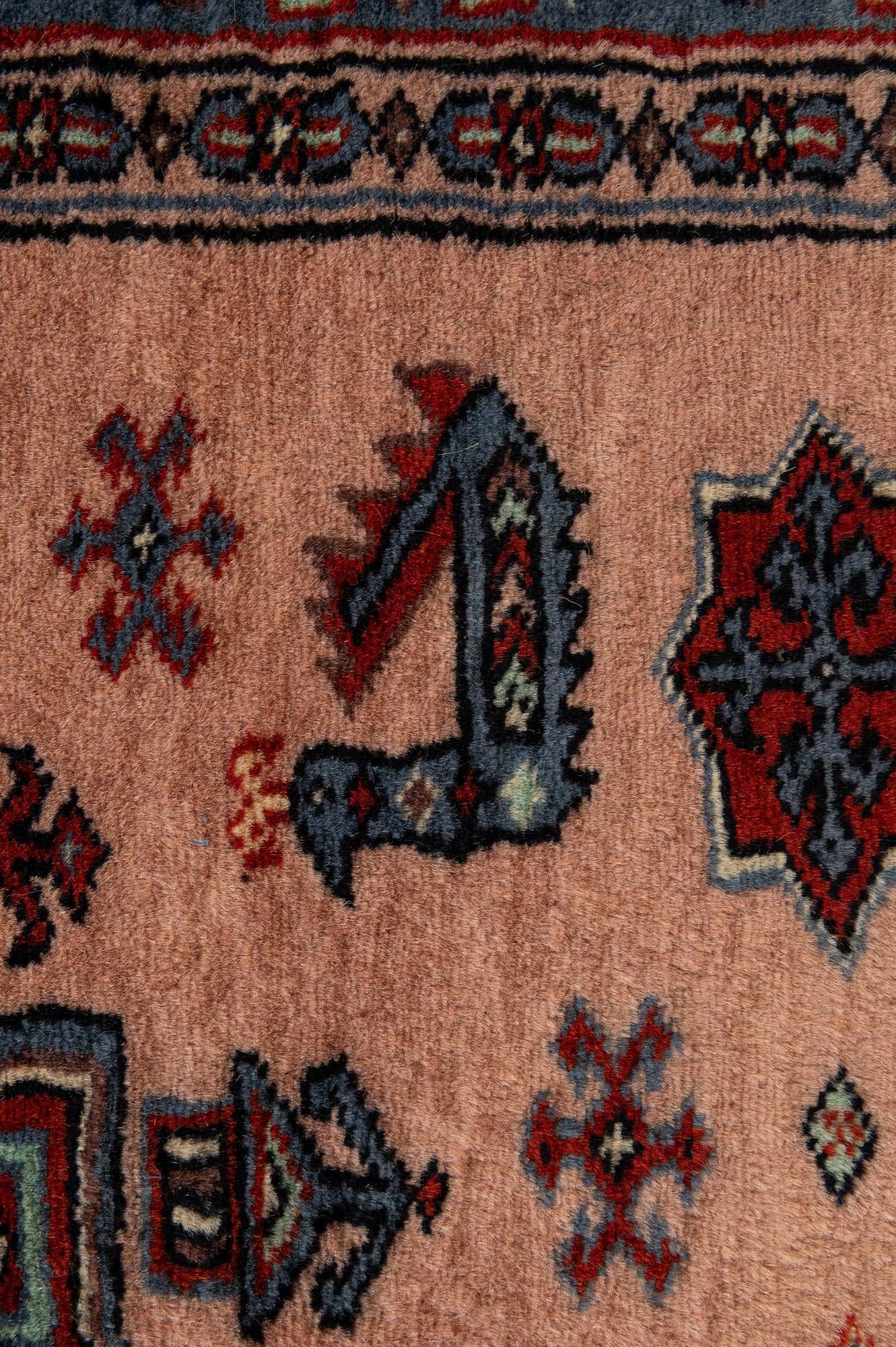 3' 2 x 5' 2 Hand Knotted Bokhara Oriental Wool Rug
