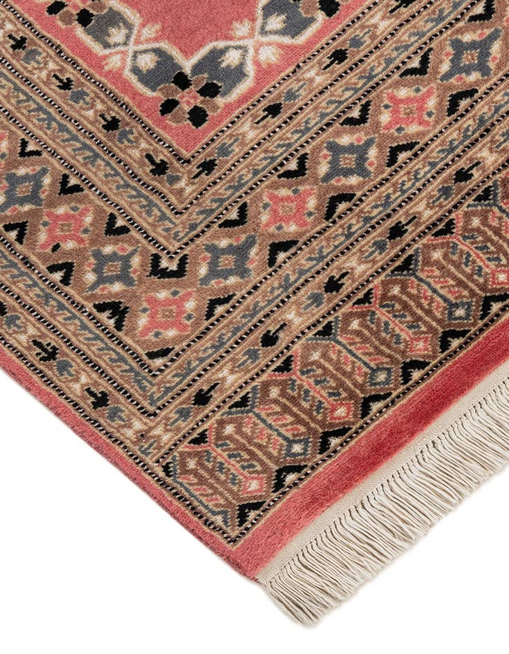 Detail image of 4' 1 x 6'  Hand Knotted Bokhara Oriental Rug