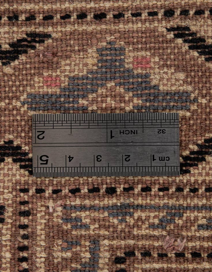 Detail image of 4' 1 x 6'  Hand Knotted Bokhara Oriental Rug