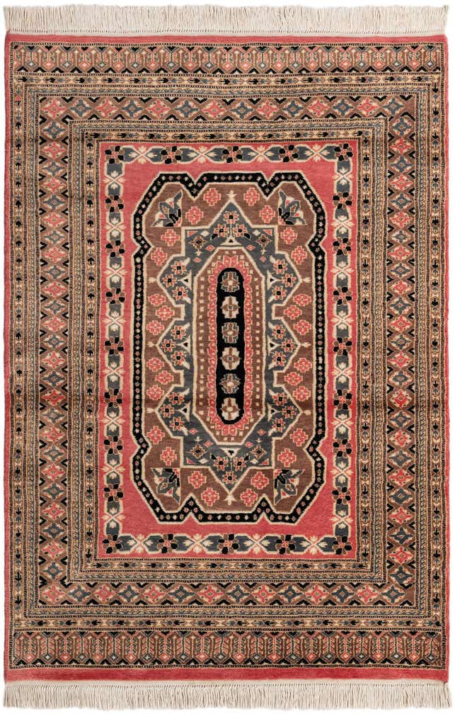 4' 1 x 6' Hand Knotted Bokhara Oriental Rug