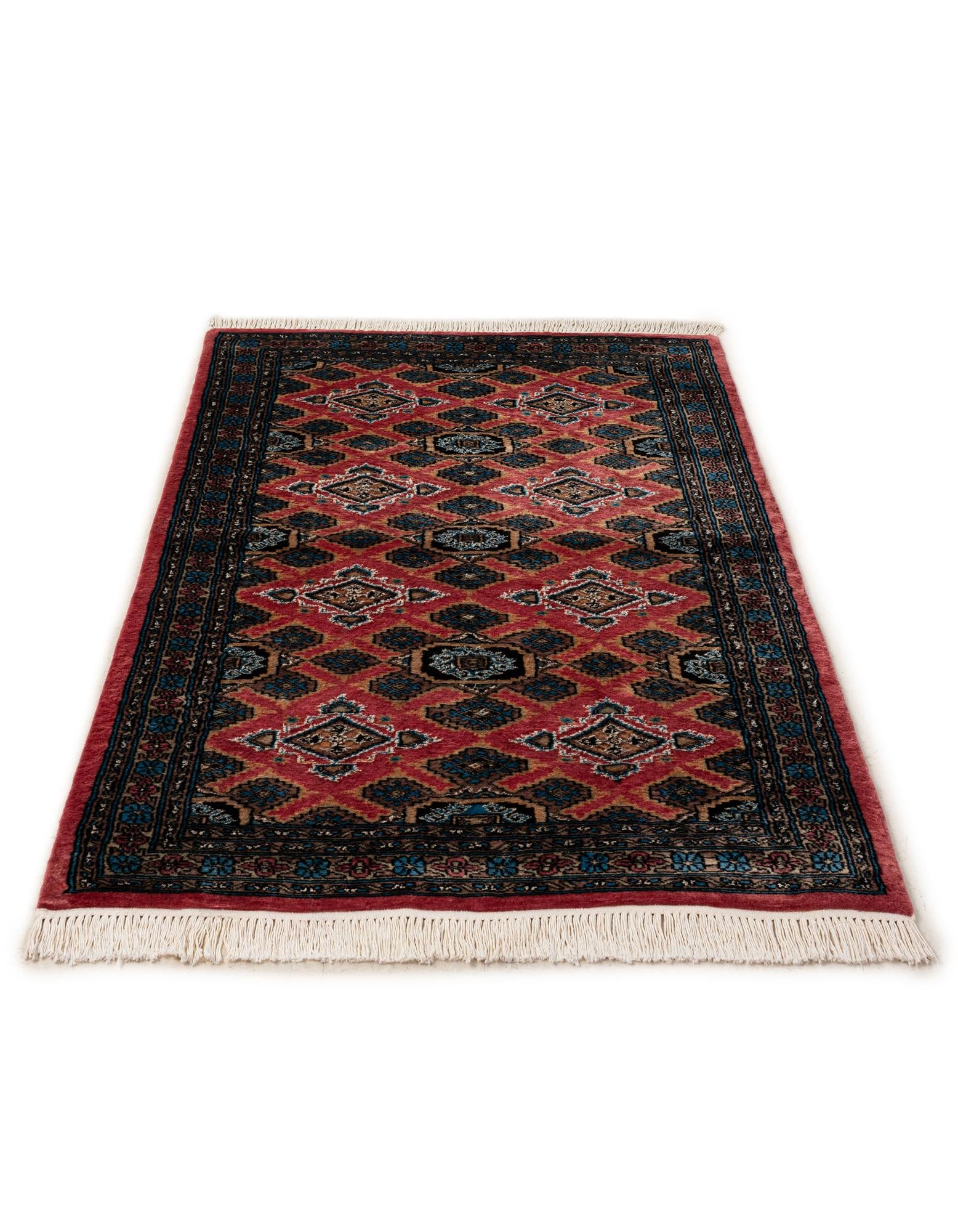 3' 2 x 5' 3 Hand Knotted Bokhara Rug