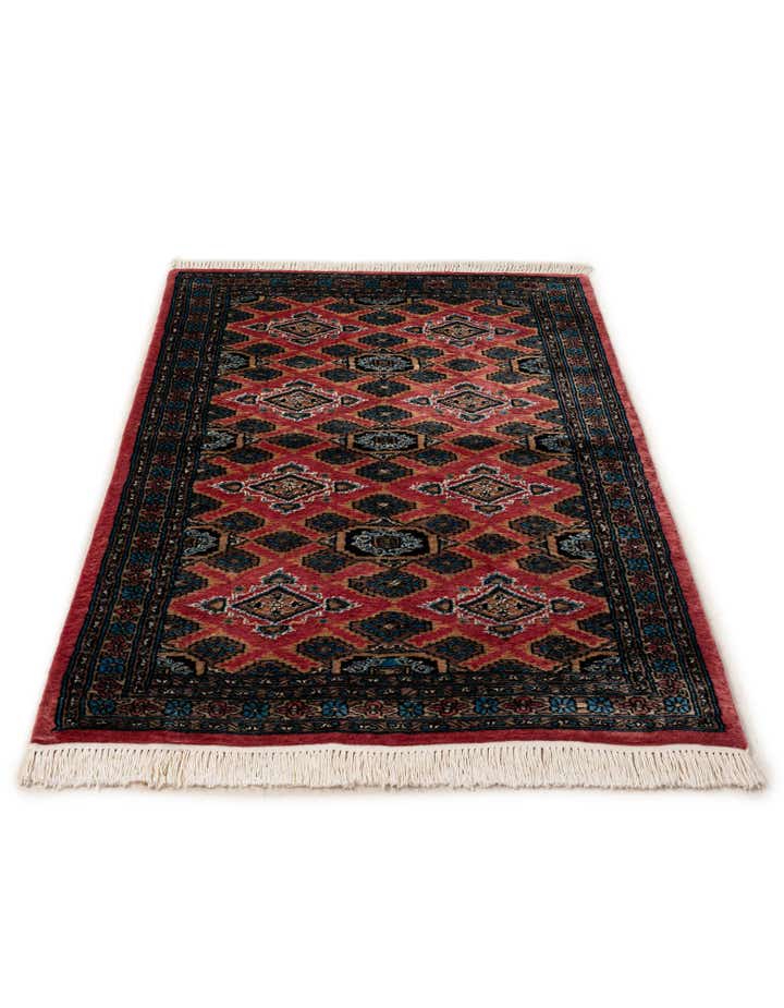 3' 2 x 5' 3 Hand Knotted Bokhara Rug