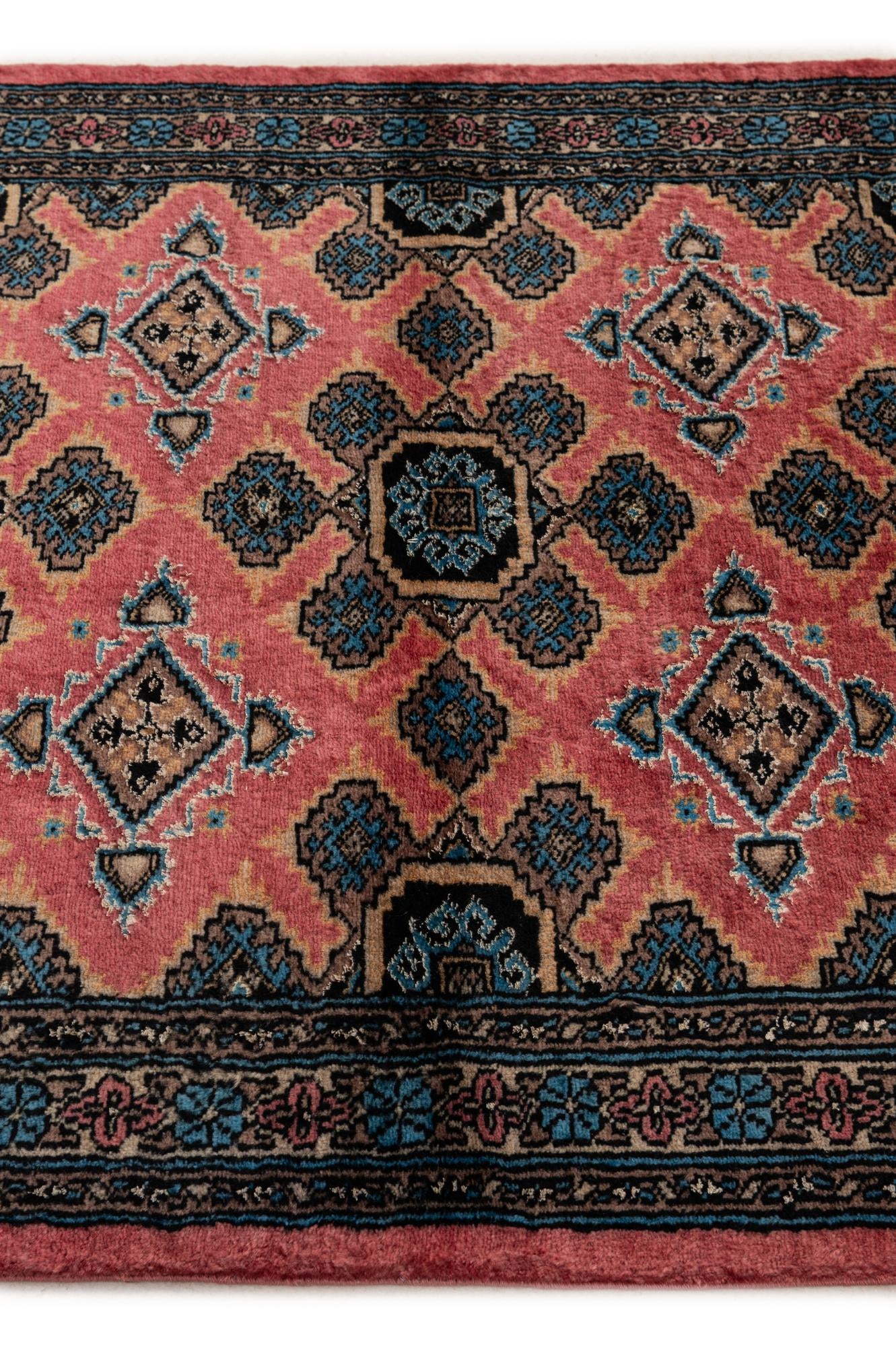 3' 2 x 5' 3 Hand Knotted Bokhara Rug