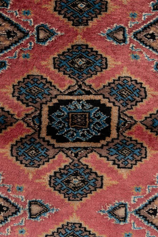 3' 2 x 5' 3 Hand Knotted Bokhara Rug