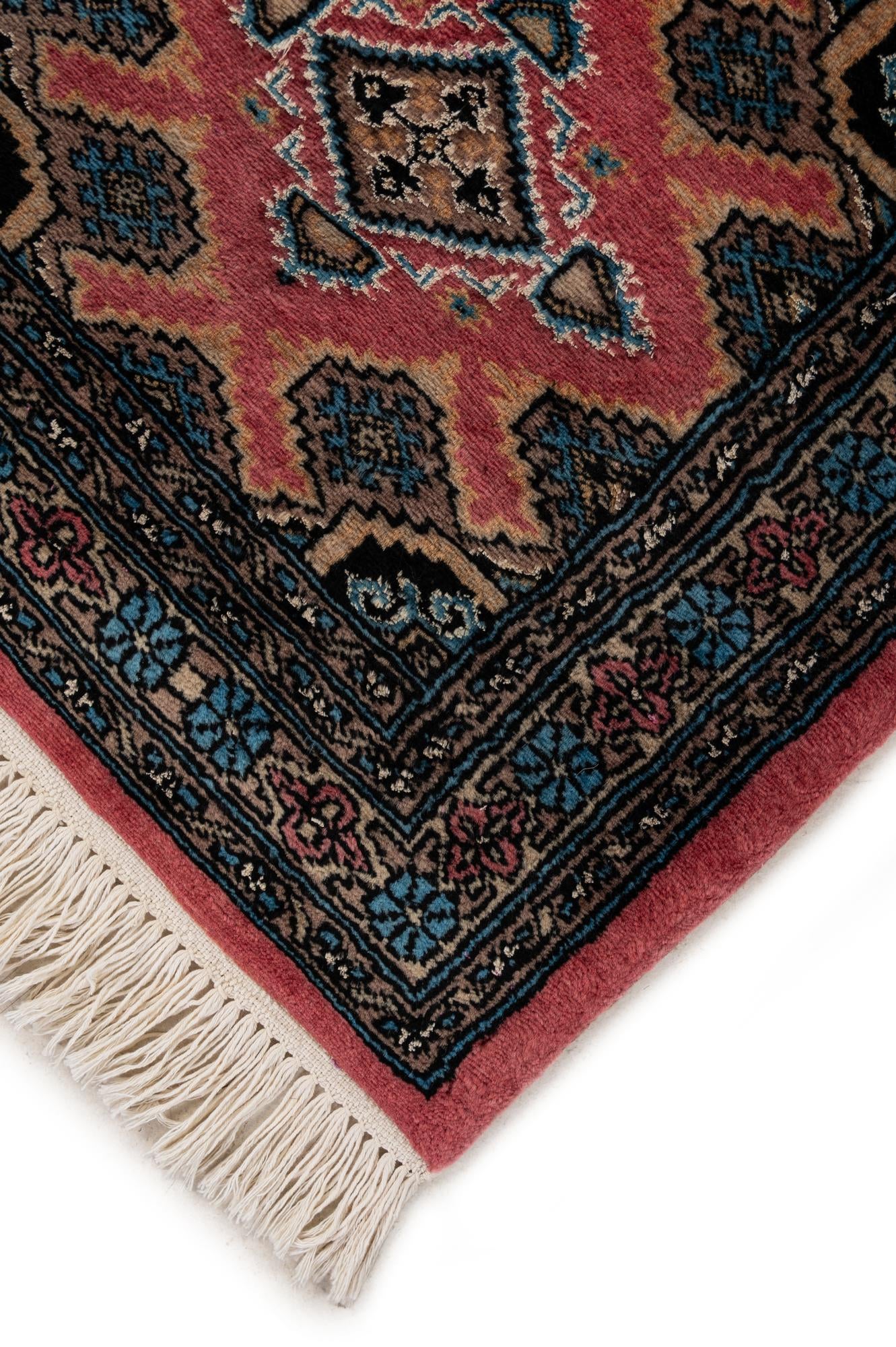 3' 2 x 5' 3 Hand Knotted Bokhara Rug