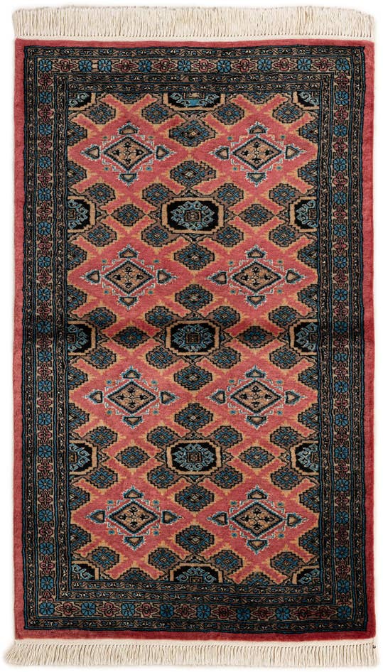 Detail image of 3' 2 x 5' 3 Hand Knotted Bokhara Rug