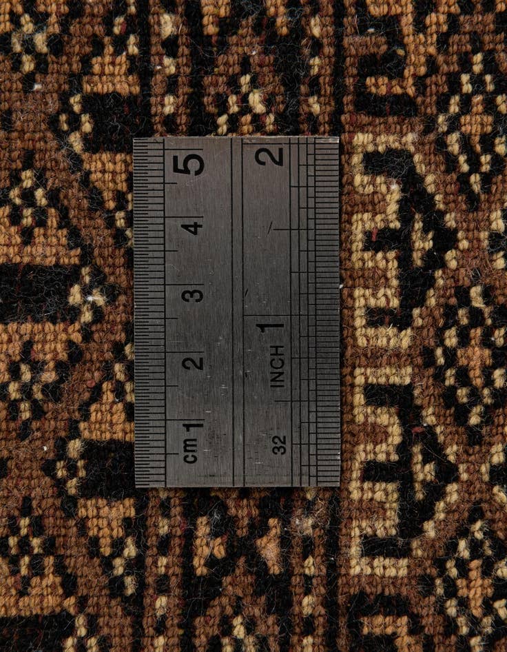 Detail image of 2' 6 x 4' 2  Hand Knotted Bokhara Oriental Wool Rug