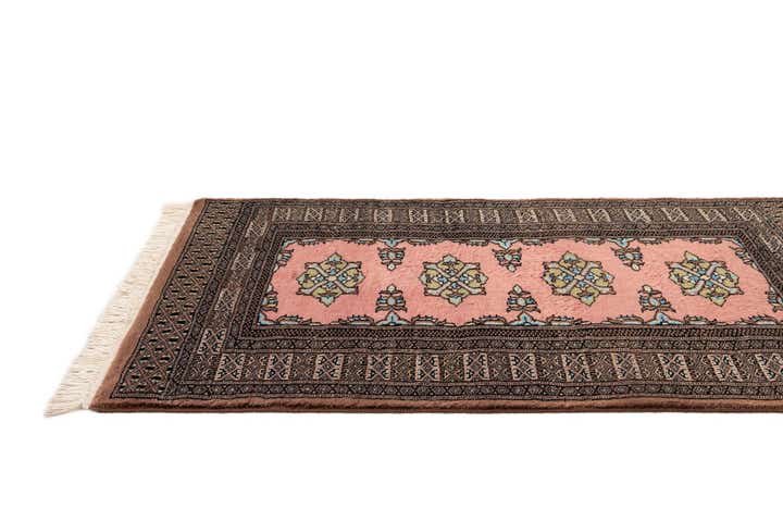 2' 6 x 4' 2 Hand Knotted Bokhara Oriental Wool Rug