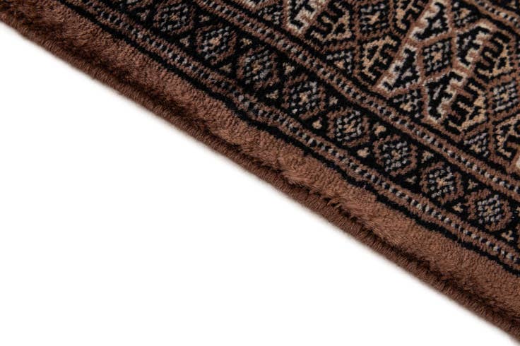 Detail image of 2' 6 x 4' 2 Hand Knotted Bokhara Oriental Wool Rug
