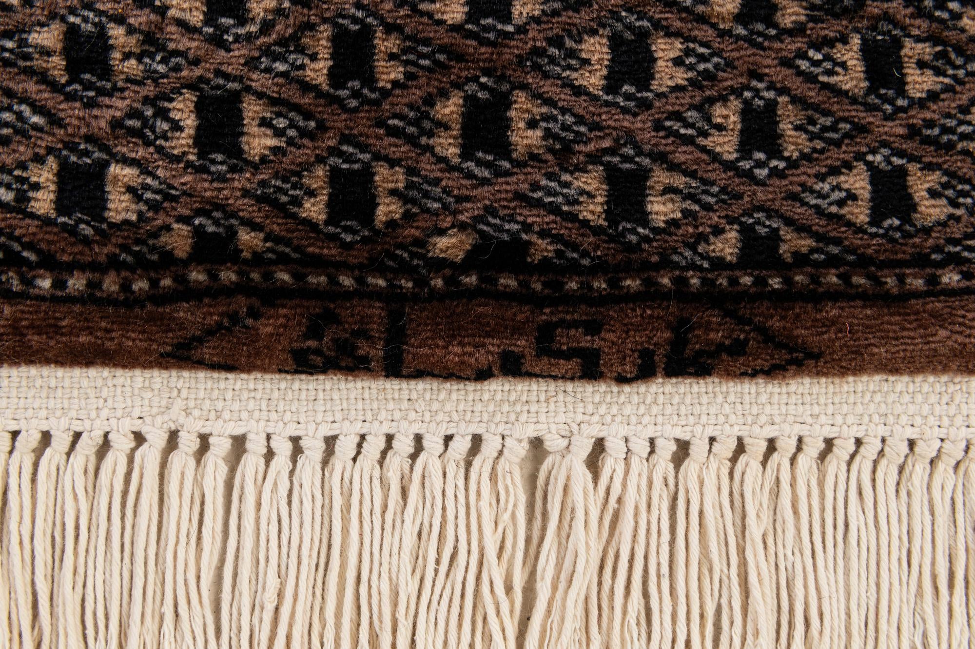 2' 6 x 4' 2 Hand Knotted Bokhara Oriental Wool Rug