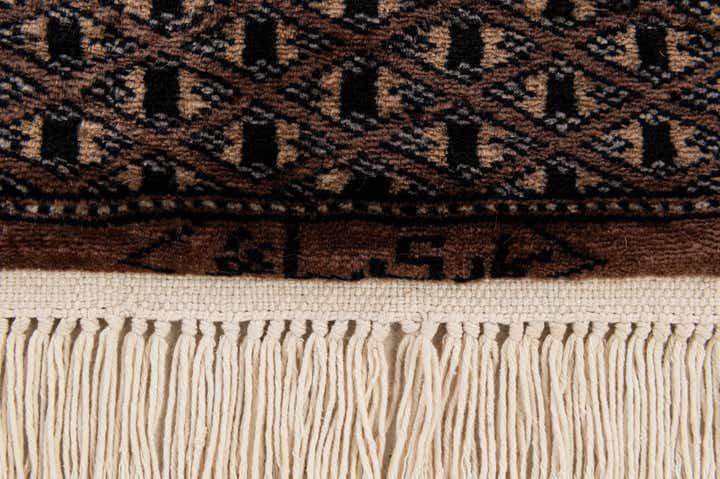 2' 6 x 4' 2 Hand Knotted Bokhara Oriental Wool Rug