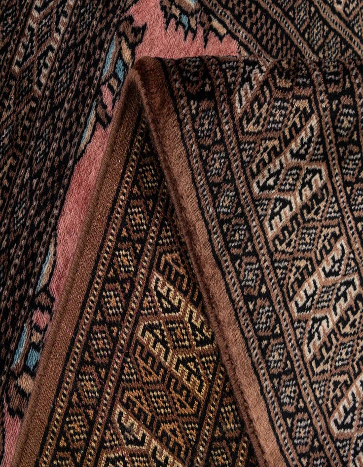 Detail image of 2' 6 x 4' 2  Hand Knotted Bokhara Oriental Wool Rug