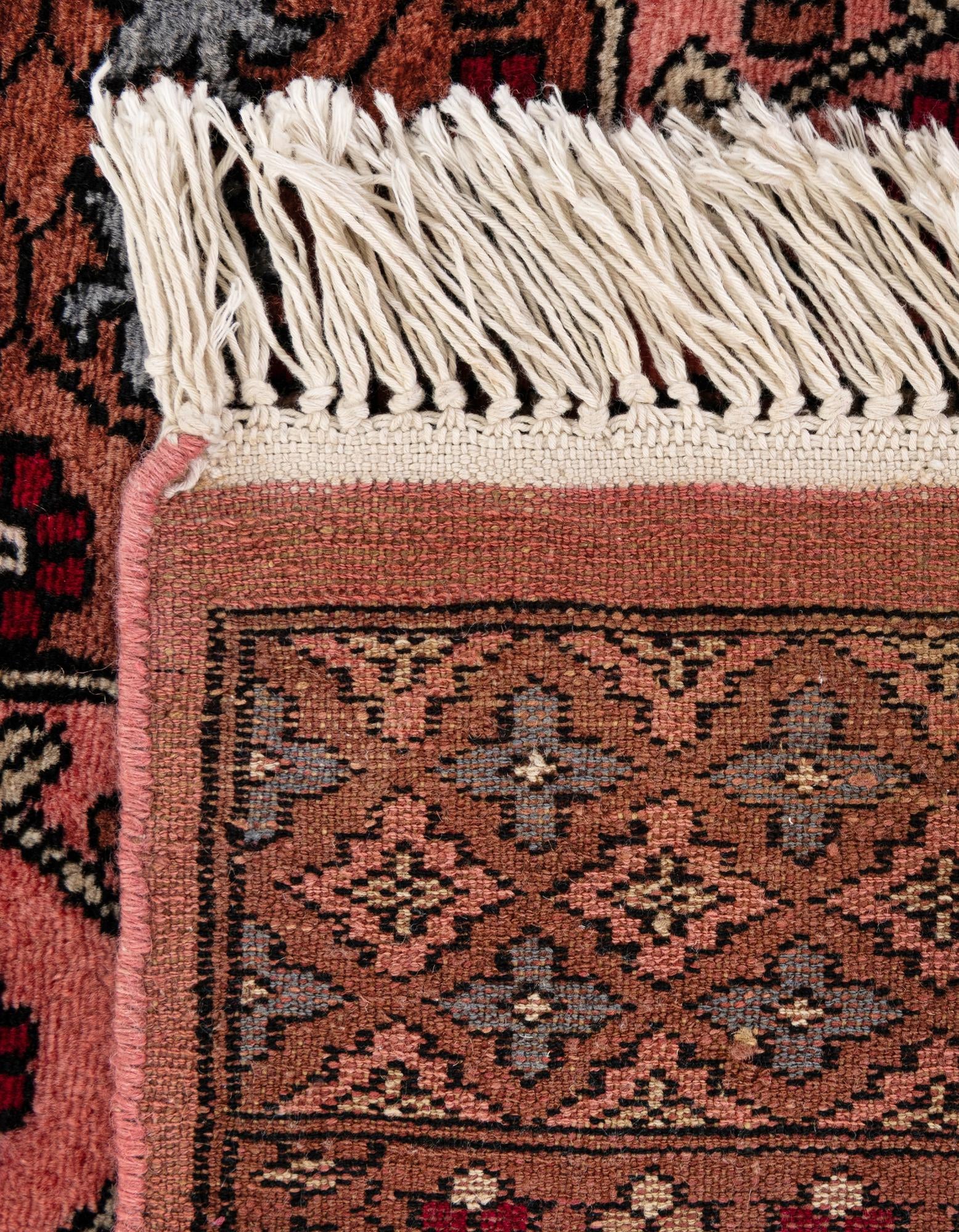 4' 2 x 6' 11 Hand Knotted Bokhara Wool Rug
