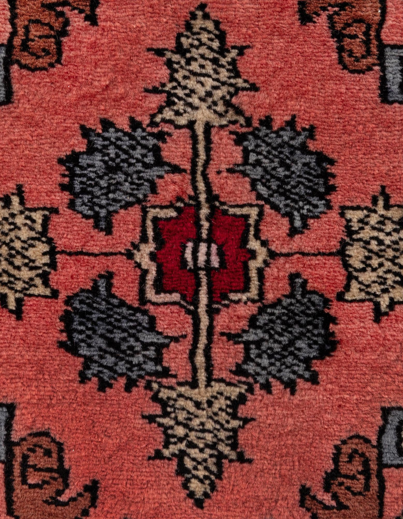 4' 2 x 6' 11 Hand Knotted Bokhara Wool Rug