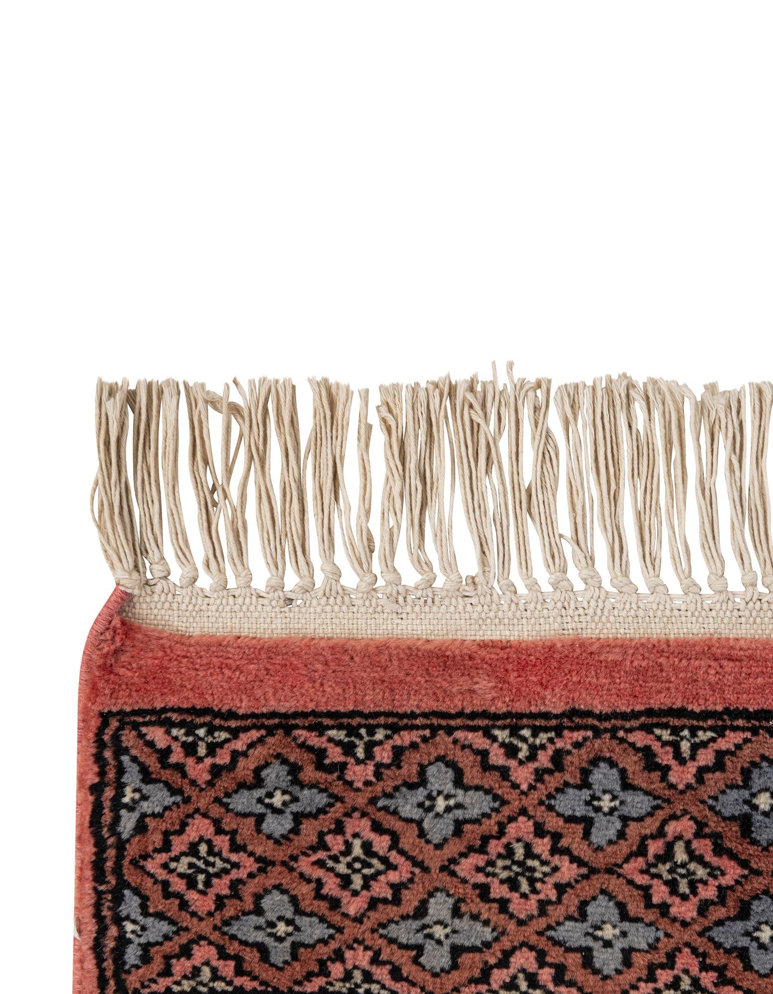 4' 2 x 6' 11 Hand Knotted Bokhara Wool Rug