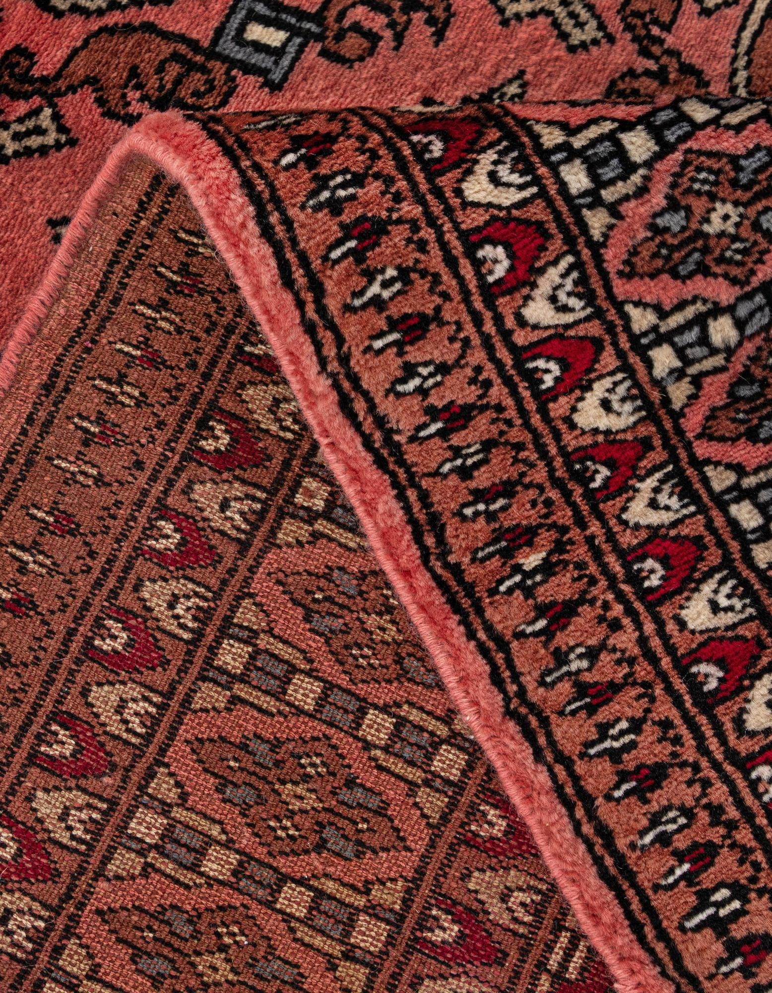 4' 2 x 6' 11 Hand Knotted Bokhara Wool Rug