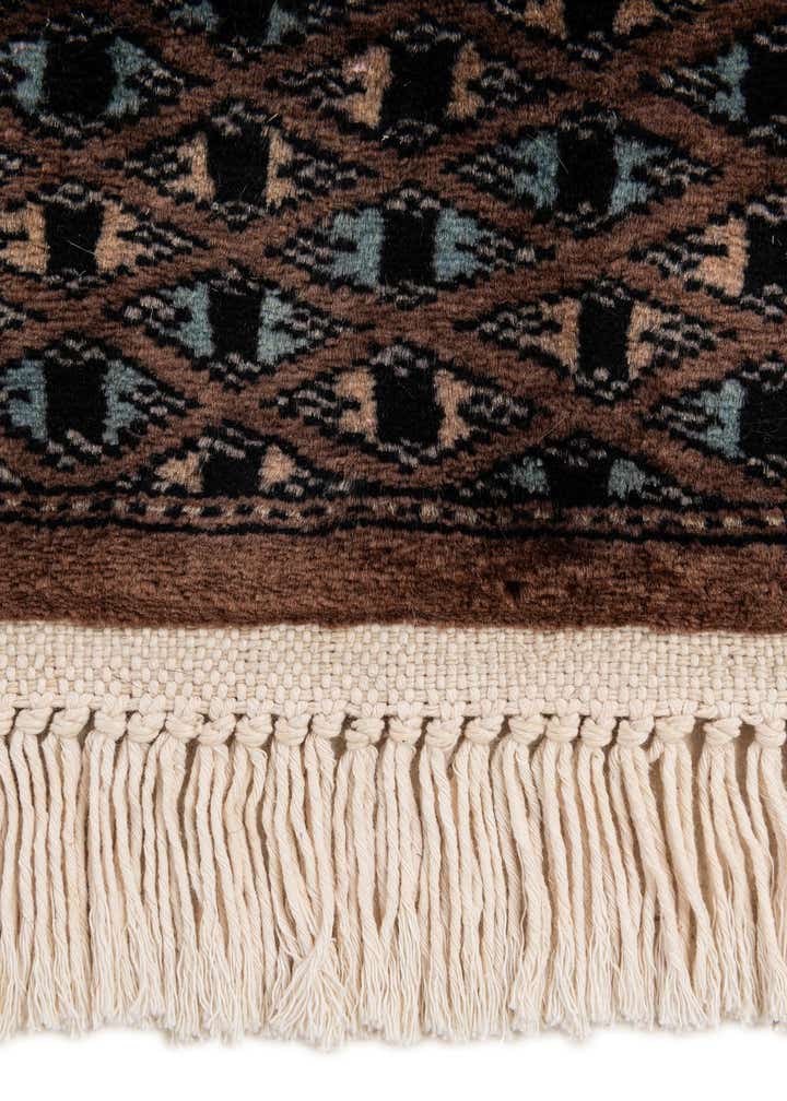 4' 2 x 5' 9 Hand Knotted Bokhara Oriental Wool Rug