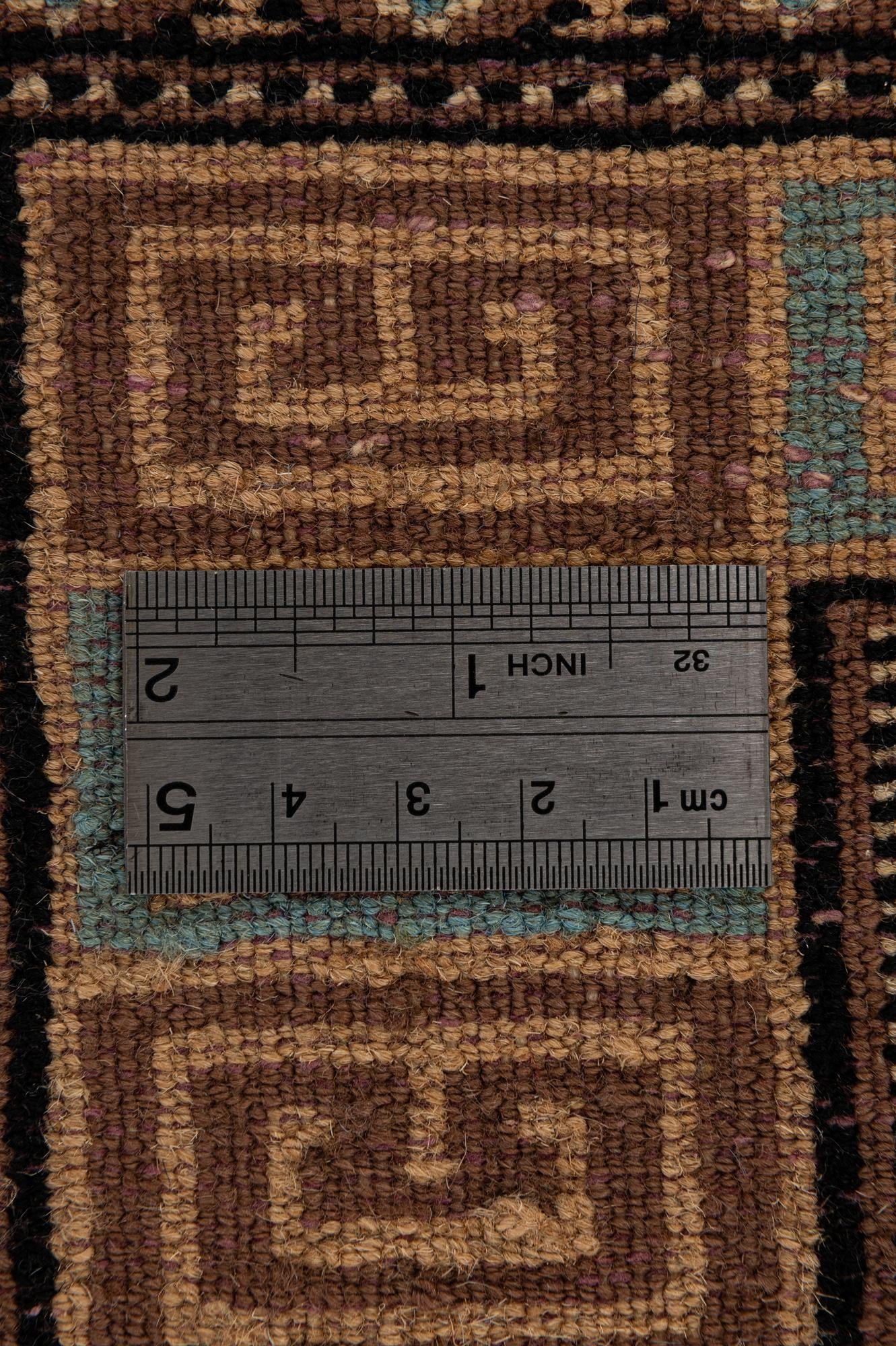 4' 2 x 5' 9 Hand Knotted Bokhara Oriental Wool Rug
