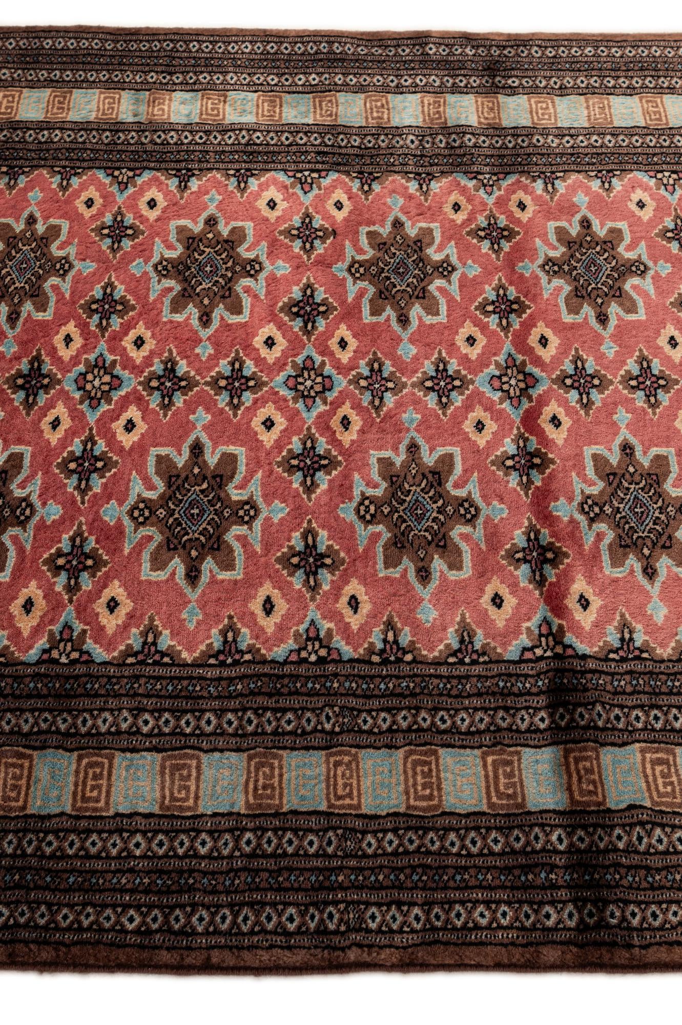 4' 2 x 5' 9 Hand Knotted Bokhara Oriental Wool Rug