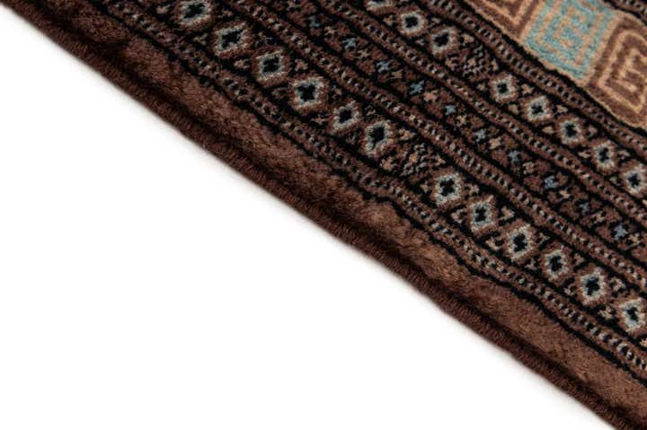 4' 2 x 5' 9 Hand Knotted Bokhara Oriental Wool Rug
