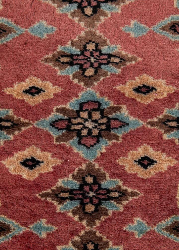 4' 2 x 5' 9 Hand Knotted Bokhara Oriental Wool Rug