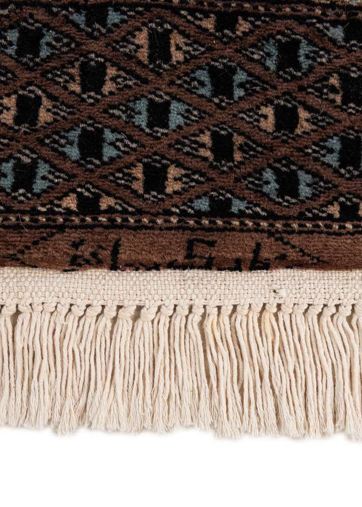 4' 2 x 5' 9 Hand Knotted Bokhara Oriental Wool Rug