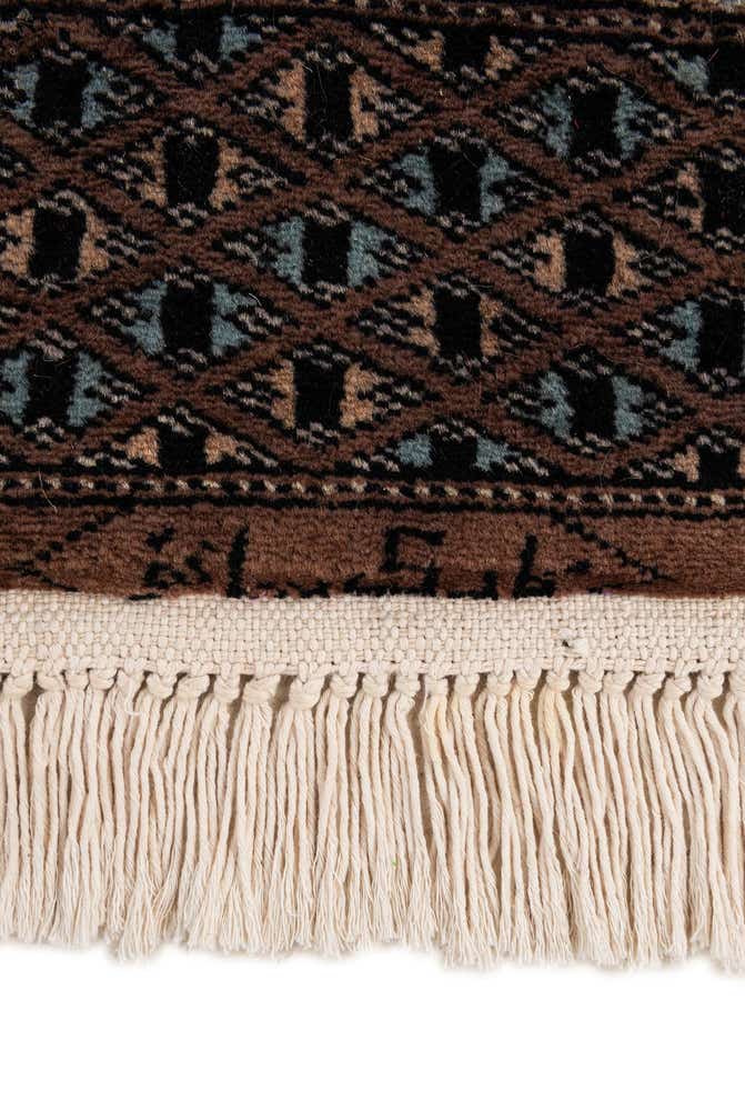 4' 2 x 5' 9 Hand Knotted Bokhara Oriental Wool Rug