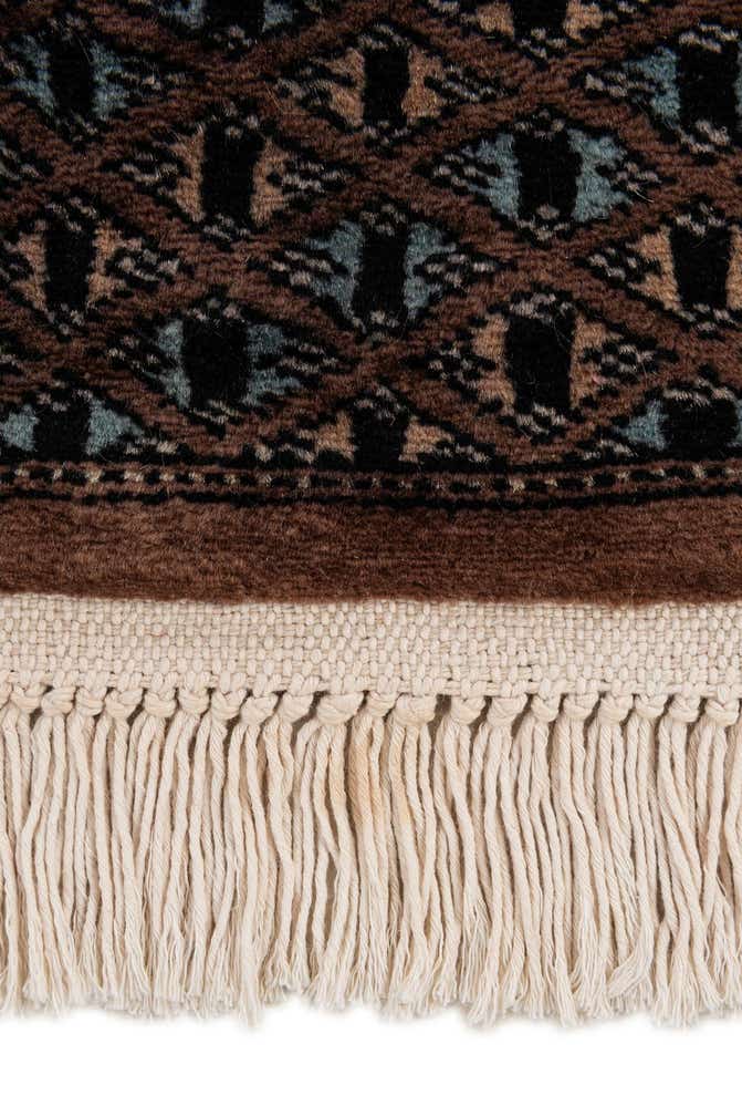 4' 2 x 5' 9 Hand Knotted Bokhara Oriental Wool Rug