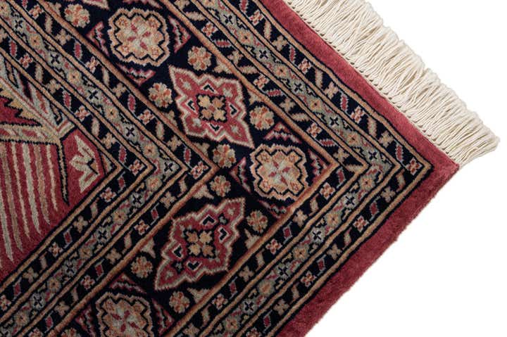 5' 3 x 8' 6 Hand Knotted Bokhara Oriental Wool Rug
