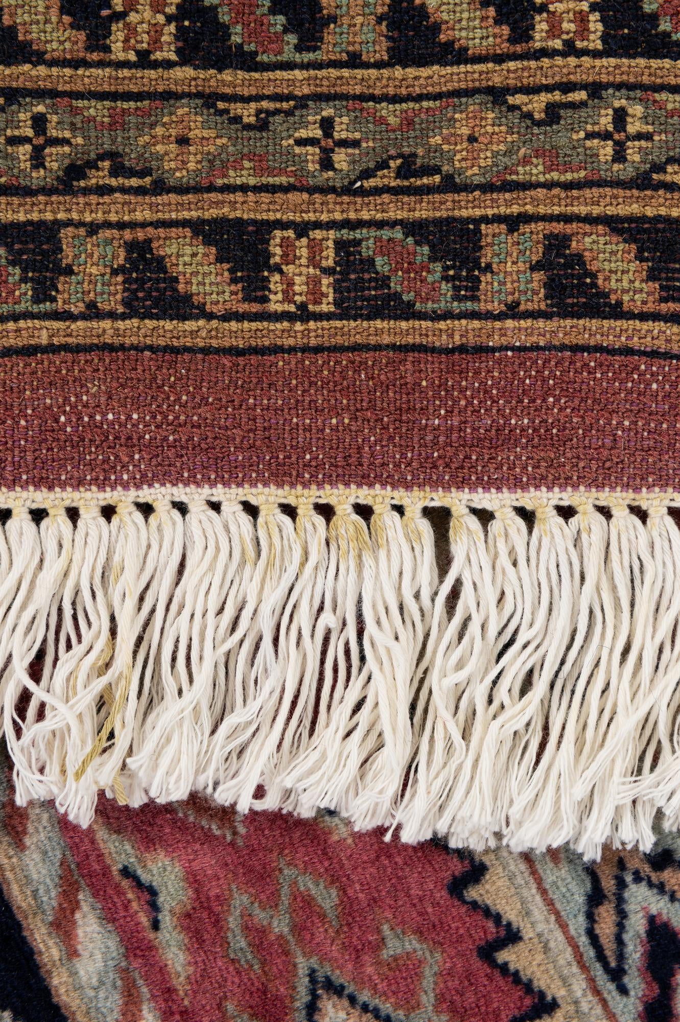 5' 3 x 8' 6 Hand Knotted Bokhara Oriental Wool Rug
