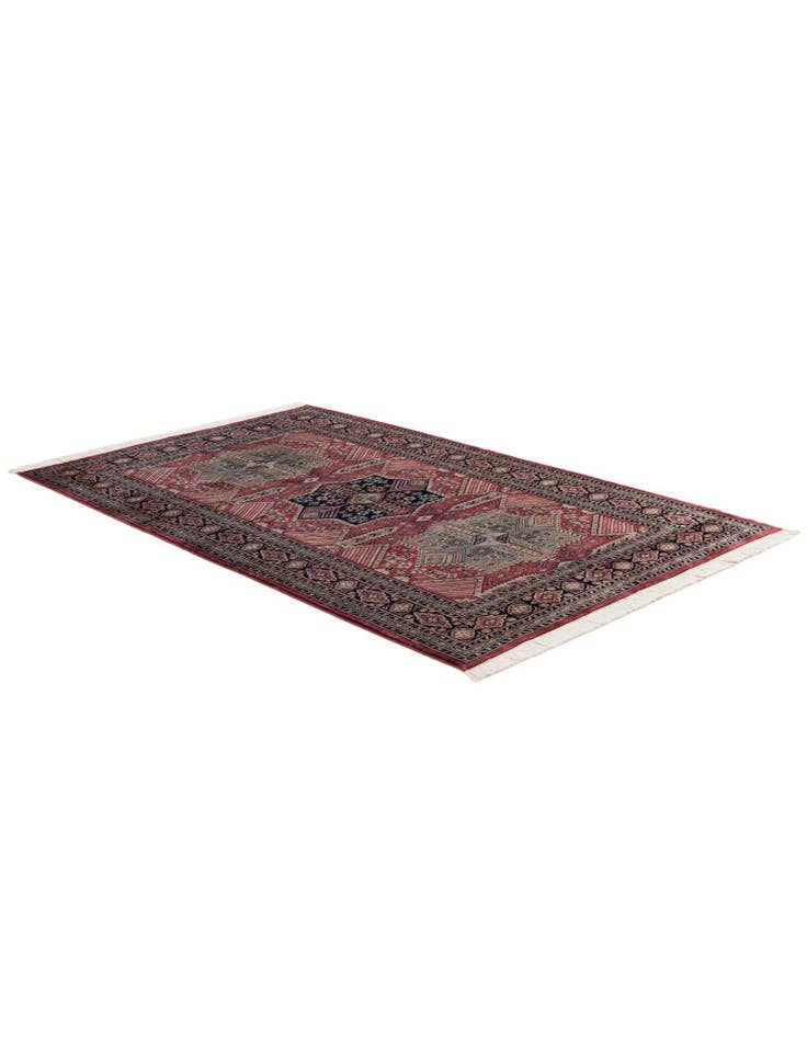 Detail image of 5' 3 x 8' 6 Hand Knotted Bokhara Oriental Wool Rug