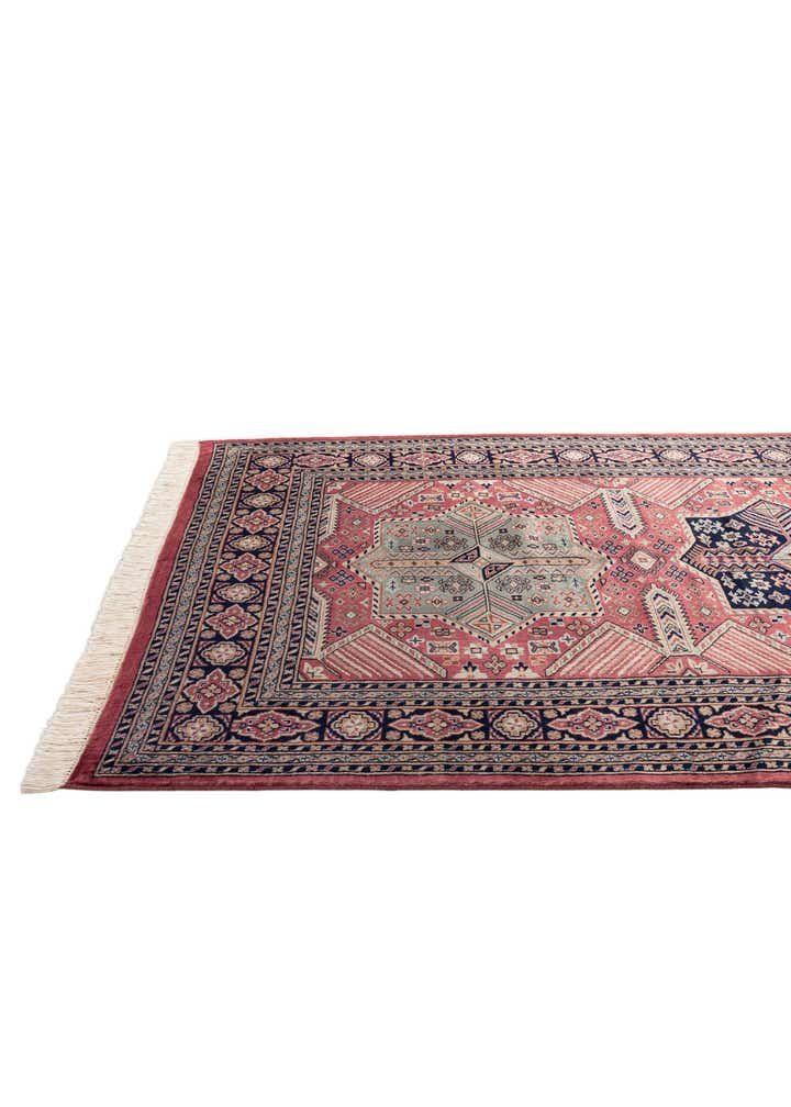 5' 3 x 8' 6 Hand Knotted Bokhara Oriental Wool Rug