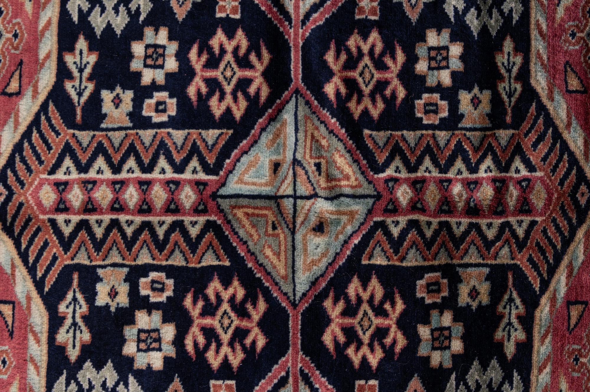 5' 3 x 8' 6 Hand Knotted Bokhara Oriental Wool Rug