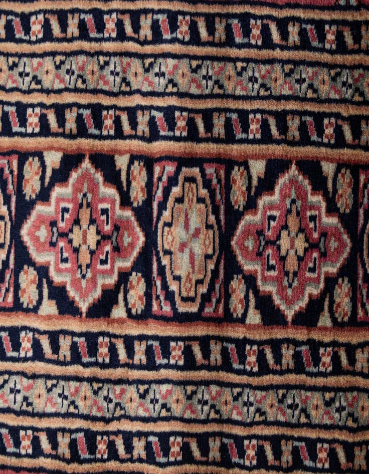 Detail image of 5' 3 x 8' 6  Hand Knotted Bokhara Oriental Wool Rug