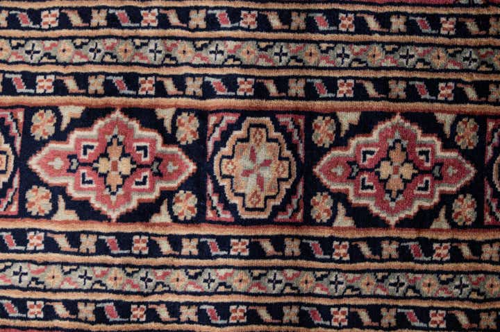 5' 3 x 8' 6 Hand Knotted Bokhara Oriental Wool Rug