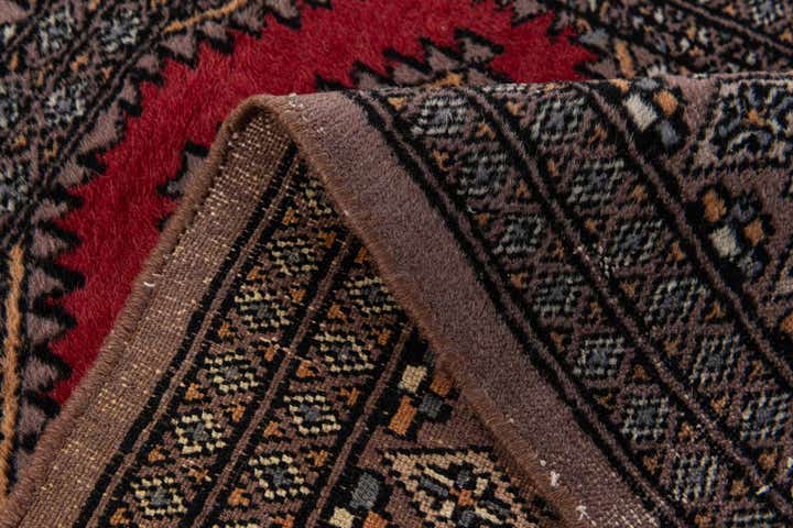 2' 7 x 4' 3 Hand Knotted Bokhara Oriental Wool Rug