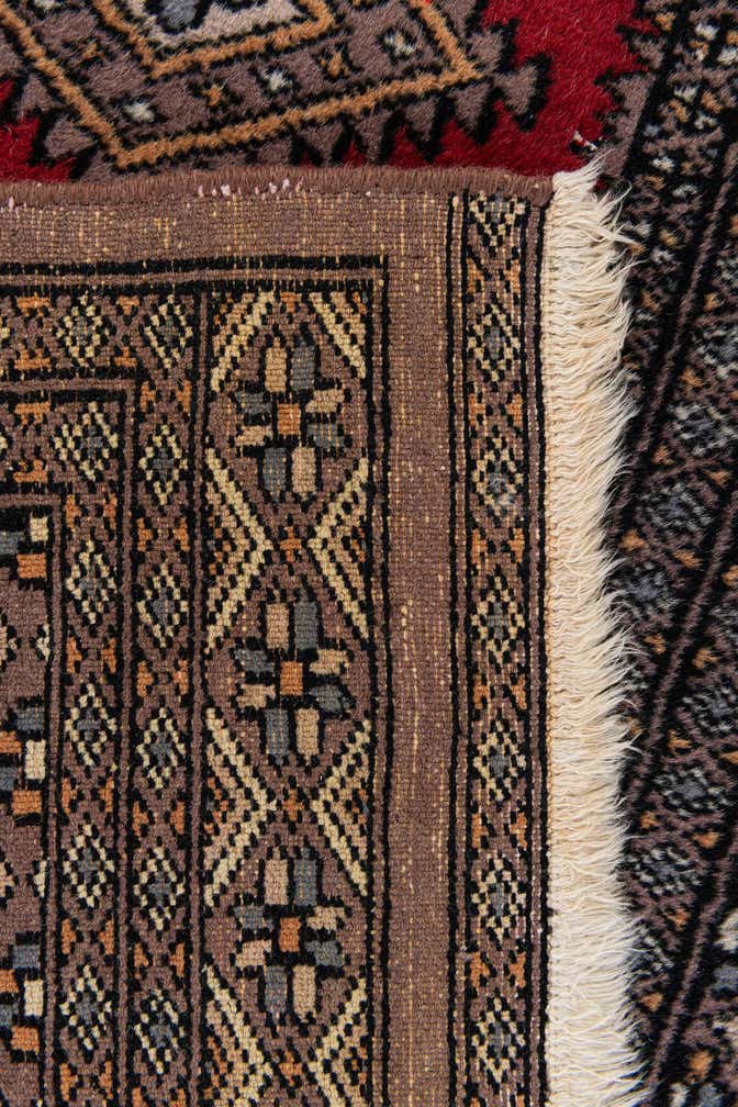 2' 7 x 4' 3 Hand Knotted Bokhara Oriental Wool Rug