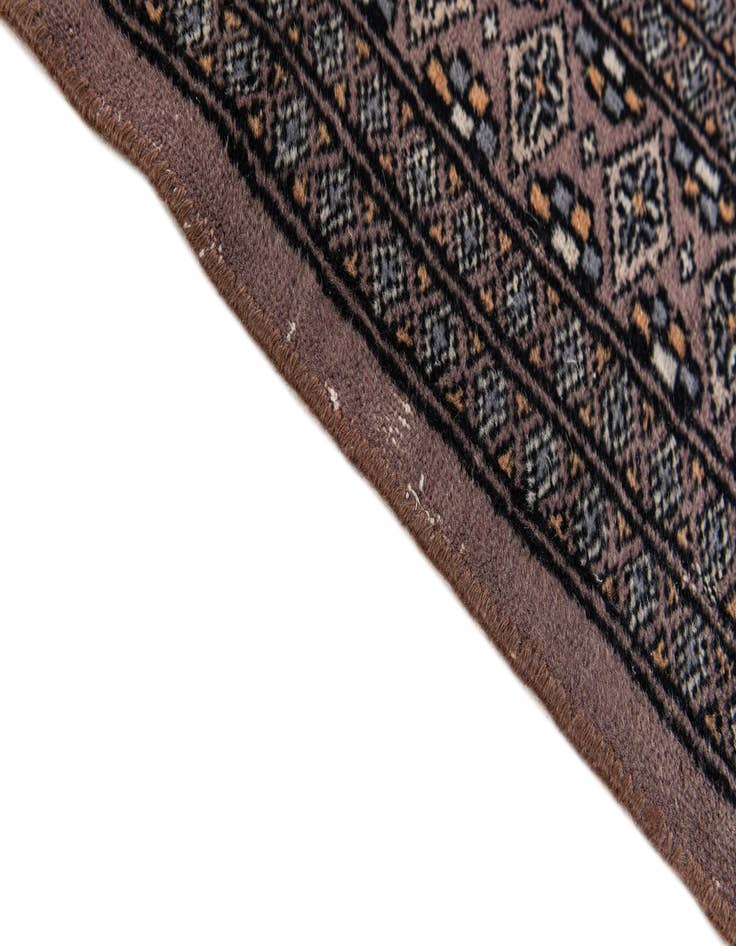 Detail image of 2' 7 x 4' 3  Hand Knotted Bokhara Oriental Wool Rug